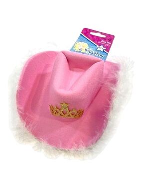 Dolly Parton Doggy Parton Pink Cowgirl Tiara Dog Hat NWT Country Western Pet